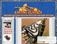 Tablet Screenshot of kartingolivenza.com
